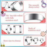Polymer Clay Earring Cutters Stainless Steel Kit