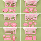 Polymer Clay Cutters Plastic Clay Earring Jewelry Making Tool