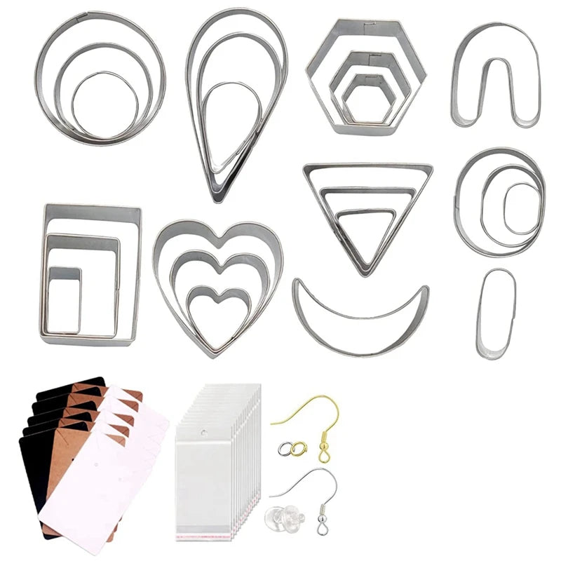 Polymer Clay Cutters Plastic Clay Cutters For Jewelry Making
