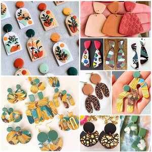 Polymer Clay Cutters Set with Earrings Accessories