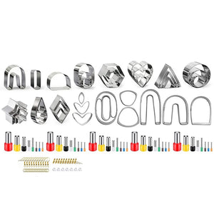 36 Shapes Polymer Clay Cutters Set for Jewelry Making
