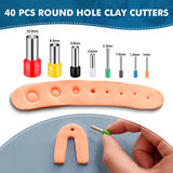 Polymer Clay Cutters Set, 36 Stainless Steel Shapes