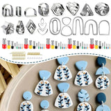 Polymer Clay Cutters Set, 36 Stainless Steel Shapes