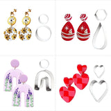 42 Stainless Steel Polymer Clay Cutters Set for Jewelry Making