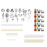 Polymer Clay Cutters Set, 42 Shapes Stainless Steel For Jewelry
