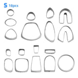 Polymer Clay Earrings Cutters DIY Craft Mold Jewelry Making Cookie Cutter