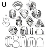 Polymer Clay Earrings Cutters DIY Craft Mold Jewelry Making Cookie Cutter