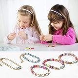 Polymer Clay Letter Beads Kit for Jewelry Making DIY Bracelet Set