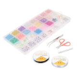 Polymer Clay Seed Spacer Beads Plier Necklace Making Kit