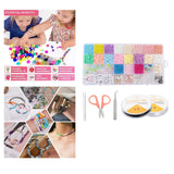 Polymer Clay Seed Spacer Beads Plier Necklace Making Kit