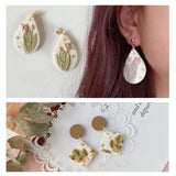 Polymer Clay Stainless Steel Earring Frame with Hooks and Scraper