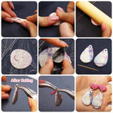Polymer Clay Stainless Steel Earring Frame with Hooks and Scraper