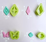Polymer Clay Cutters Set for Earring Making - DIY Jewelry Modelling Tools