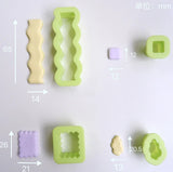 Polymer Clay Cutters Set for Earring Making - DIY Jewelry Modelling Tools