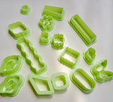 Polymer Clay Cutters Set for Earring Making - DIY Jewelry Modelling Tools
