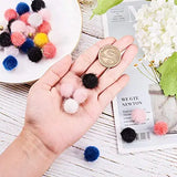 Pompom Ball Bead Charms Pendant Jewelry Making DIY