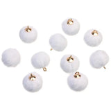 Pompom Ball Bead Charms Pendant Jewelry Making DIY