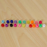 Pony Beads Set 1,900 Pcs 9Mm In 24 Colors