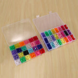 Pony Beads Set 1,900 Pcs 9Mm In 24 Colors