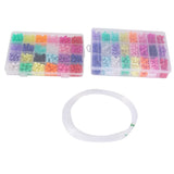 Pony Beads Set 1,900 Pcs 9Mm In 24 Colors