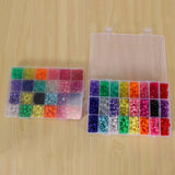 Pony Beads Set 1,900 Pcs 9Mm In 24 Colors