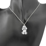 Poodle & Labradoodle Dog Pendant Necklace Stainless Steel Dog Mom Lover Necklace