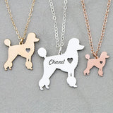 Poodle Necklace Dog Poodle Gift For Dog Lovers