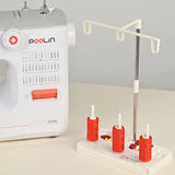 Poolin Thread Stand for Embroidery Machine 3 Spools Holder Sewing Accessories