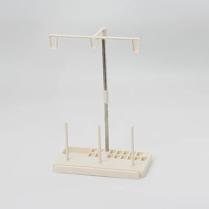 Poolin Thread Stand for Embroidery Machine 3 Spools Holder Sewing Accessories