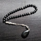 Crystal Tasbih & Agate Tassel Muslim Prayer Beads 33 66 99 Misbah Rosary