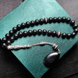 Crystal Tasbih & Agate Tassel Muslim Prayer Beads 33 66 99 Misbah Rosary