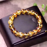 Rainbow Quartz Bracelet Popcorn Crystal Dot Decorative Stone Ladies Heal
