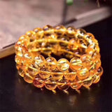 Rainbow Quartz Bracelet Popcorn Crystal Dot Decorative Stone Ladies Heal