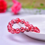 Rainbow Quartz Bracelet Popcorn Crystal Dot Decorative Stone Ladies Heal