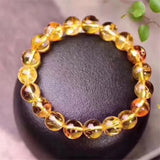 Rainbow Quartz Bracelet Popcorn Crystal Dot Decorative Stone Ladies Heal