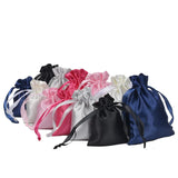 10pcs Satin Jewelry Pouches Drawstring Bag Polishing Cosmetics Storage Gift Bag