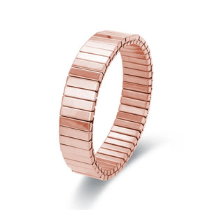 12mm Stainless Steel Stretch Watch Band Silver Metal Bracelet