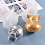 3D Cow UV Resin Molds Jewelry Handcraft Epoxy Moulds