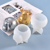 3D Cow UV Resin Molds Jewelry Handcraft Epoxy Moulds