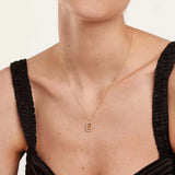 925 Silver Alphabet Necklace Initial Pendant Choker Gift Women