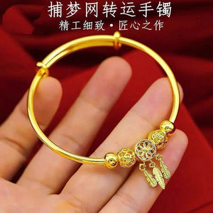 925 Sterling Silver Feather Charm Geometric Shape Bracelet Gift Women Jewelry
