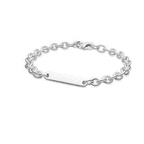 925 Silver Heart Buckle Snake Bone Bracelet for Charm Beads DIY Jewelry