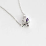 925 Sterling Silver Camera Necklace For Women Fine Jewelry