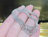 925 Silver Sparkling Choker Necklace for Women