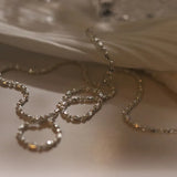925 Silver Chain Choker Necklace for Women