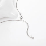 925 Silver Sparkling O Chain Choker Necklace 1mm