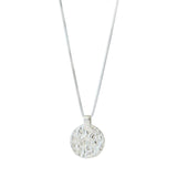 925 Silver Round Necklace For Women Wedding Party Gift