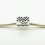 Sweet Wedding Charm Fits Beaded Chains Bracelets DIY Jewelry