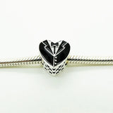 Sweet Wedding Charm Fits Beaded Chains Bracelets DIY Jewelry