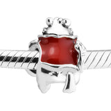 Rabbit Charm for Beaded Chains Bracelets DIY Sterling Silver Jewelry